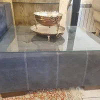 مبل راحتی ال همراه با میز جلو مبلی و یک پاف|مبلمان خانگی و میز عسلی|تهران, شهرک چیتگر|دیوار