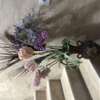 گلدان بزرگ|گل مصنوعی|شاهرود, |دیوار