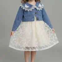 پیرهن دخترونه نو مناسب ۱۵ماه تا۳سال