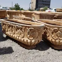 گلدان بتنی فایبرگلاس باکس|گل و گیاه طبیعی|سمنان, |دیوار