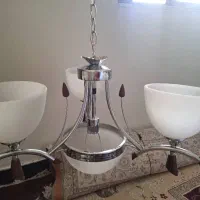 دو عدد لوستر سالم سه شاخه