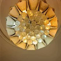 لوستر ۱۰ شعله|لوستر و چراغ آویز|کرج, باغستان|دیوار