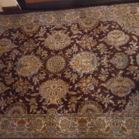 فرش ماشینی نقش افشان ۹متری شسته شده