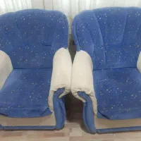 مبل دو رنگ|مبلمان خانگی و میز عسلی|میانه, |دیوار