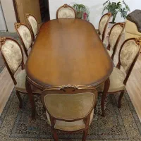 ناهار خوری هشت نفر استیل