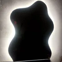 اینه دیواری چراغ دار نو نو لبه اینه تراش زنجیره ای