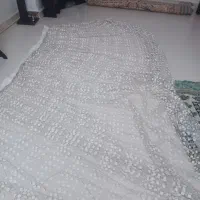 پرده گیپور مدل شکوفه با کتیبه