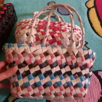 ساک حصیری بچگانه نو|کیف، کفش، کمربند|لنگرود, |دیوار