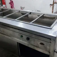 کانتر گرم ۵خانه استیل