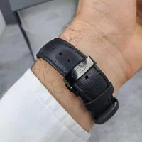 ساعت کرست اورجینال سه موتور فعال بندچرم تمام مشکی|ساعت|اصفهان, قائمیه|دیوار