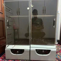 دراور ویترین دو قولو ، جا دار درب شیشه ای|بوفه، ویترین، کنسول|اصفهان, کوی شهید کشوری|دیوار