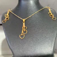 نیم ست طلاروس رنگ ثابت ۱۵۰۰۰۰تومان
