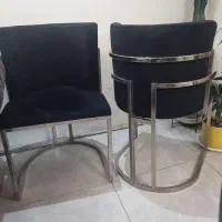 صندلی پایه استیل