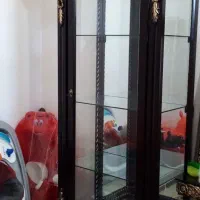 ویترین وآینه همراه میزوشمعدان
