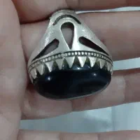 نقره.انگشتر نقره .با عقیق سلیمانی|جواهرات|گرگان, |دیوار