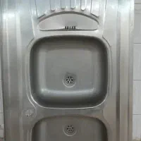 سینک ظرفشویی دوقلو روکار