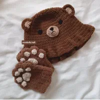 کلاه فانتزی و دستکش پنجه ای|لباس|کاشان, شهرک انقلاب|دیوار