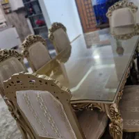 میز ناهارخوری ۶ نفره کلاسیک در حد نو