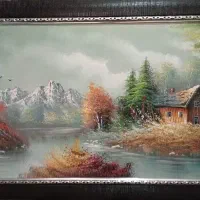تابلو رنگ و روغن منظره