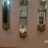 ست  زیبا  اینه دکوری با شیشه درجه یک و رزین
