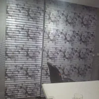 پرده زبرا سالم و کاملا نو با طرح