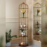 ویترین بوفه استندکنارسالنی کنسول فلزی دکوری استیل|بوفه، ویترین، کنسول|تهران, مشیریه|دیوار