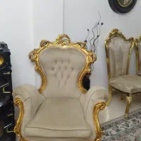 مبل استیل 9نفره و2عسلی و1میز وسط درحدنو