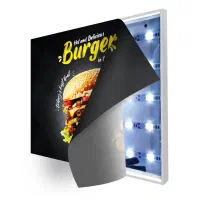 انواع تابلو چکی لایت باکس فریم لس ، چنلیوم ، نئون