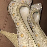 کفش مجلسی عروس شاین پاشنه بلند