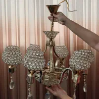 ۲عدد لوستر کلاسیک تمیز
