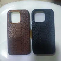 کاور چرمی وساده آیفون 15 پرو