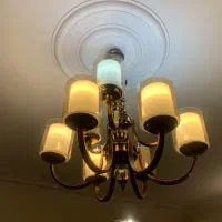 لوستر ۹شاخه و دیوارکوب