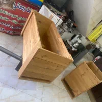 گلدان چوبی فلاور باکس ترمود(قابلیت رنگ چوب دلخواه)|گل و گیاه طبیعی|تهران, ازگل|دیوار