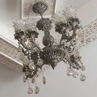 دوعدد لوستر تمیز نو ۸شعله