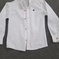 پیراهن سفید پسرانه