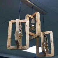 لوسترهای چوبی شیک و مدرن