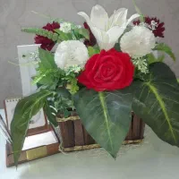 گل رو میزی با سبد شیک 1،500،000|گل مصنوعی|مشهد, موسوی قوچانی|دیوار