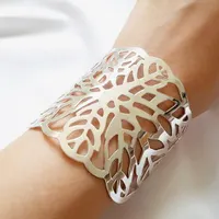 بنگل ساده طرح توری نقره ای، تلفیق هنر و مدرنیته