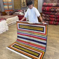 گبه مربع ۱۴۰*۱۴۰|گلیم، جاجیم، گبه|تهران, آسمان|دیوار