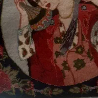 قالیچه دست بافت تابلو فرشی|تابلو فرش|رودهن, |دیوار