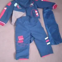 کاپشن شلوارگرم سایز 2اسپرت سرمه ای شلوارمخمل تک