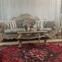 مبل استیل ده نفره با ناهارخوری