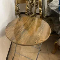 میز گرد تاشو