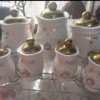 پا سماوری چینی وشیشه ای