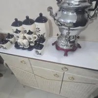 سماور گازی به همراه پا سماوری