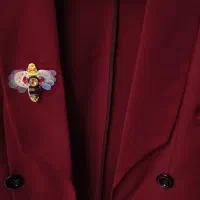 کت مزونی نو رنگ جگری مزون دوز