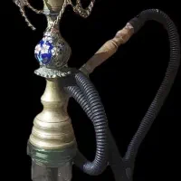 قلیان مینیاتوری برنجی