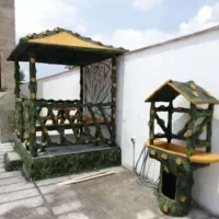 سیمان کاری طرح دار و ساده و انواع کارهای بنایی