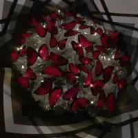 سفارش دست گل پروانه|گل مصنوعی|دورود, |دیوار