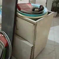 کابینت دو در با سنگ رو